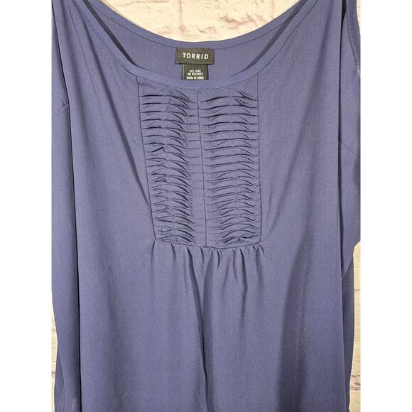 Torrid Women's Camisole Tank Top Blue Size 2 Adjustable Straps‎ - Picture 3 of 6
